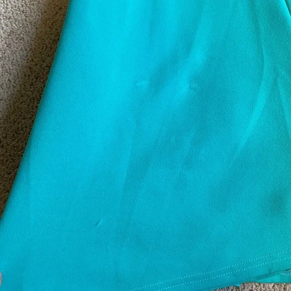 NWT Tadashi Shoji Geraldine one shoulder maxi dress Jasmine green gown - Picture 5 of 11